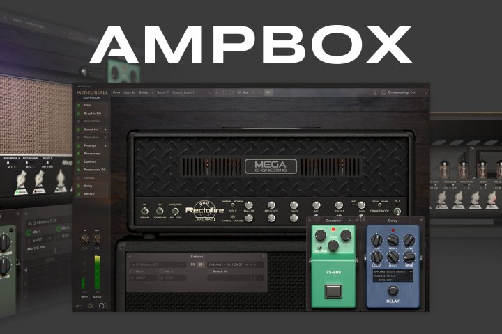 [前置吉他放大器插件] Mercuriall Ampbox v1.6.3-V.R [WiN]-vst音频站