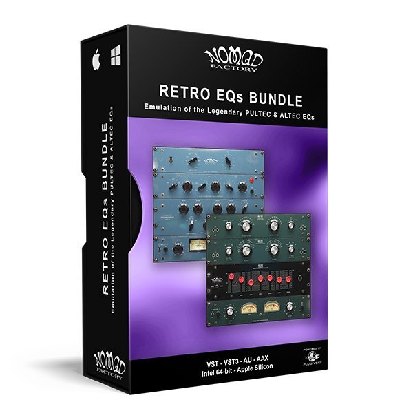 [50 年代传奇的无源模拟均衡器系列] Nomad Factory Retro EQs Bundle v2.3.1 Incl Patched and Keygen-R2R [WiN]-vst音频站
