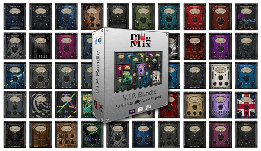 [50款精简音频插件套装] Plug and Mix VIP Bundle V4 v4.1.0 Incl Patched and Keygen-R2R [WIN]-vst音频站