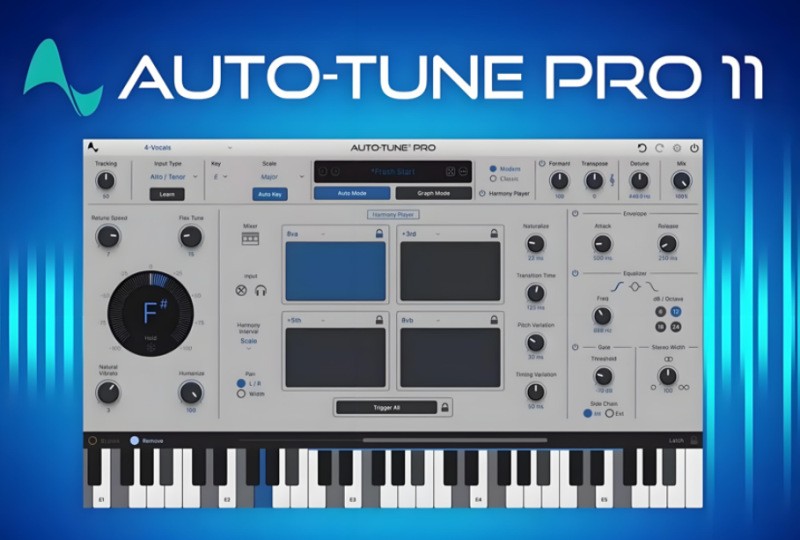 [自动音高修正插件] Antares Auto-Tune Pro v11.0.0【Win、Mac】-vst音频站