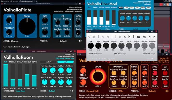 [经典混响套装]ValhallaDSP Bundle 2025.5 VR [WiN、Mac]-vst音频站