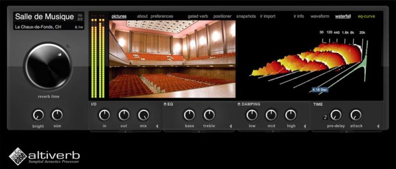 [卷积混响插件]Audioease Altiverb 7 XL v7 / v7.2.8 [WiN, MacOSX]-vst音频站