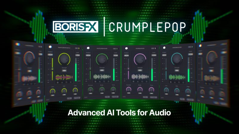 [AI智能声音降噪处理插件包]Boris FX CrumplePop Complete 2024.0.3 [WiN]-vst音频站