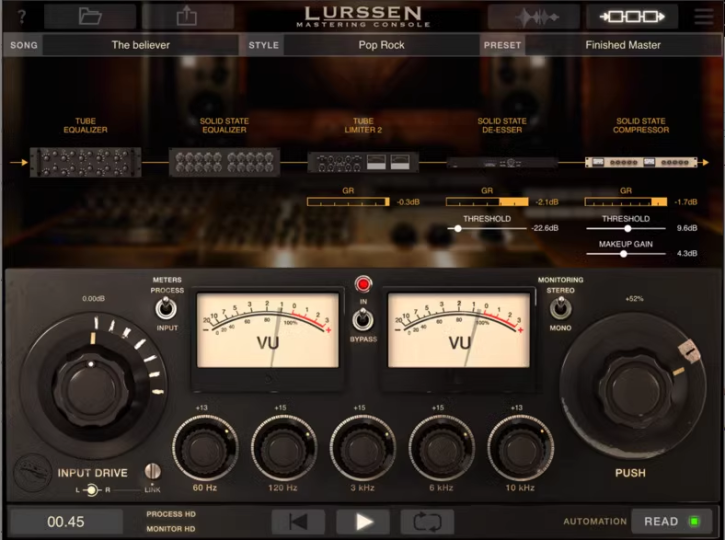 [尊龙一键母带制作工具]IK Multimedia Lurssen Mastering Console v1.2.0 [WiN, MacOSX]-vst音频站