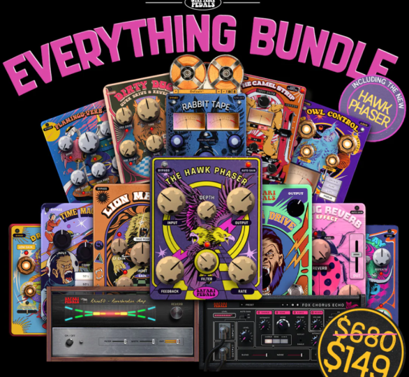 [踏板效果器插件包]Safari Pedals Everything Bundle v2024.12.30-BTCR [WiN, MacOSX]-vst音频站