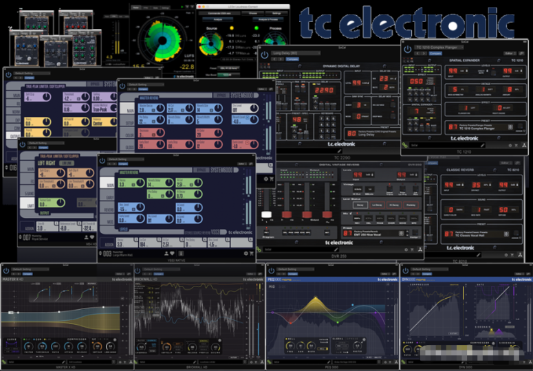 [17个TC传奇母带压缩均衡混响插件合集]TC Electronic Plugins Bundle [WiN]-vst音频站