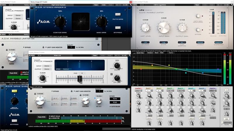 [超级综合效果器插件合集]AOM Factory Total Bundle v1.18.0 CE [WiN]-vst音频站