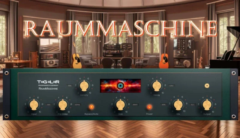 [超级硬件混响插件]TEGELER Audio Manufaktur RaumMaschine v1.1.8 [MacOSX, WiN]-vst音频站