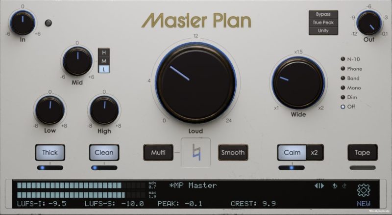 [快速母带处理插件]Musik Hack Master Plan v1.5.9 [WiN、Mac]-vst音频站