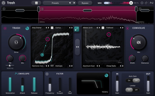 [动态失真引擎插件]iZotope Trash Basura v1.2.0 [WiN]-vst音频站