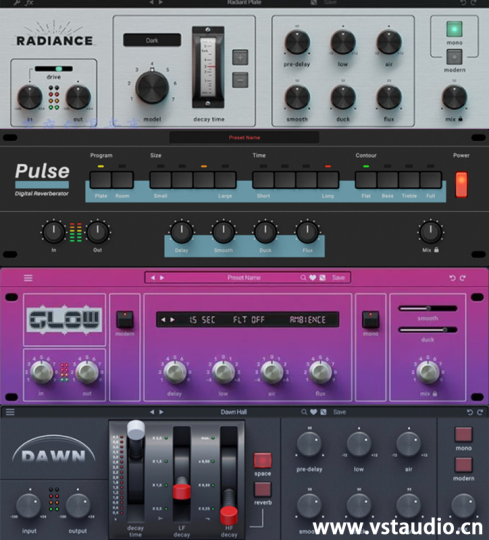 Wave Alchemy Pulse v1.1.0/Radiance v1.0.0/Glow v1.2.0/Dawn v1.0.0 [4款经典混响合集] [WiN]-vst音频站