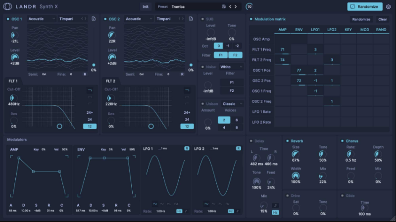 LANDR Synth X v1.0.33 [尖端波表合成器] [WiN]-vst音频站
