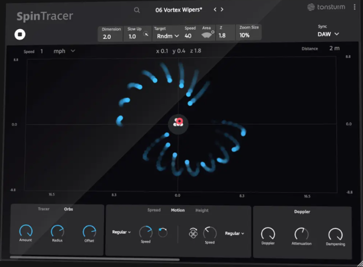 TONSTURM SpinTracer v1.2.0 [三维空间音频创意运动引擎工具] [WiN]-vst音频站
