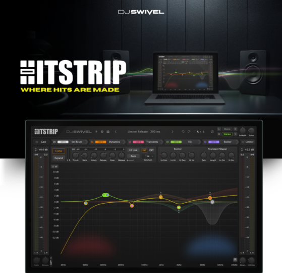 DJ Swivel HitStrip v1.2.0 [有史以来最出色的通道条] [MacOSX]-vst音频站