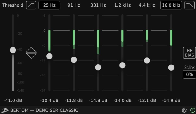 Bertom Audio Denoiser Classic v3.0.9 [自动化零延迟降噪插件] [WiN, MacOSX]-vst音频站