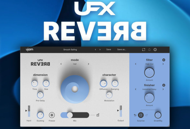 UJAM UFX Reverb v1.2.0 [高端多重效果算法混响] [WiN, MacOSX]-vst音频站