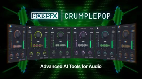 Boris FX CrumplePop Pro 2025.0.17 VR [AI终极主播音频修复套装] [WiN]-vst音频站