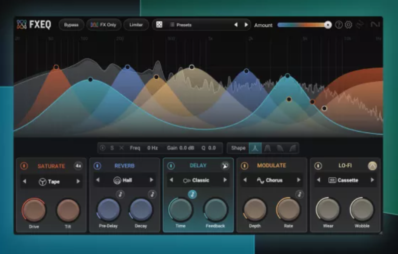 iZotope FXEQ v1.0.0.442 [创意效果插件] [WiN, MacOSX]-vst音频站