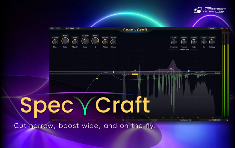 Three-Body Tech SpecCraft v1.4.1 [三体动态共振抑制器] [WiN, MacOSX]-vst音频站