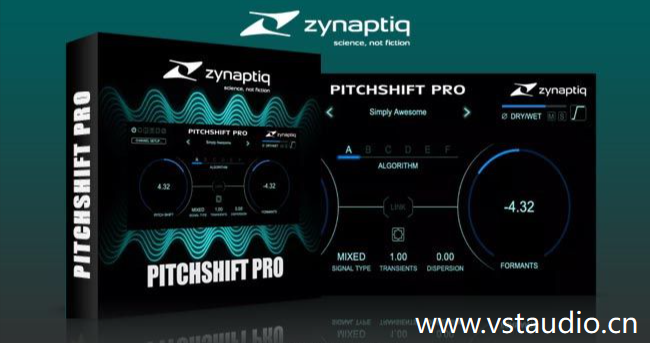 Zynaptiq PITCHSHIFT PRO v1.2.0 [音高变调插件] [WiN]-vst音频站