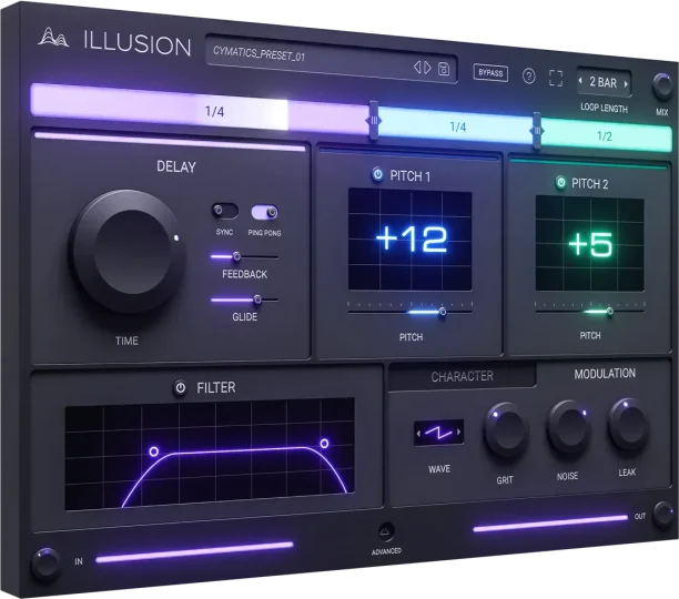 Cymatics Illusion v1.0.1 [创意延迟插件] [WiN, MacOSX]-vst音频站