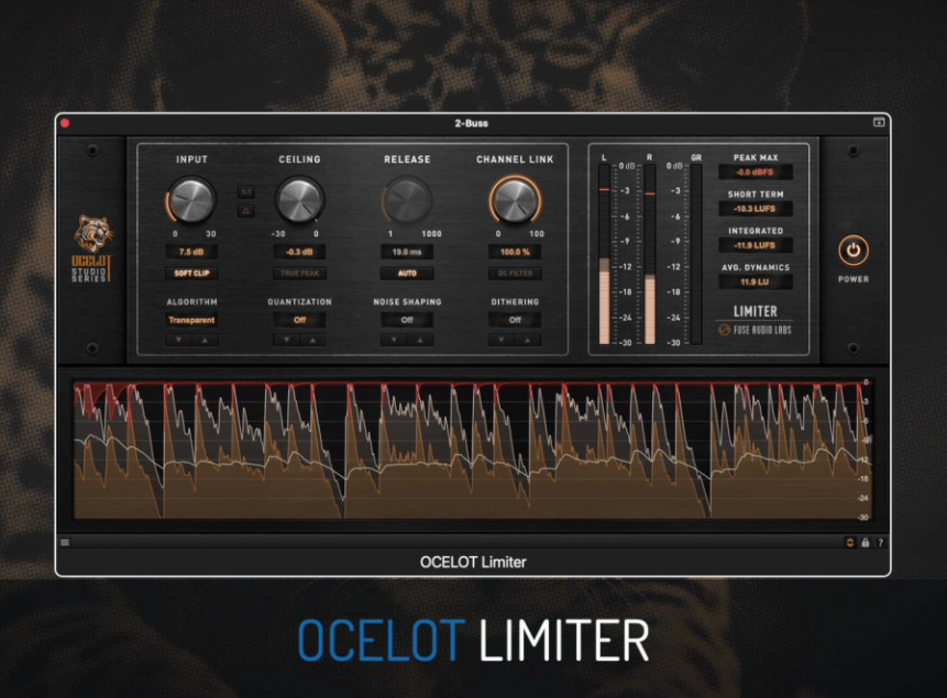 [终极响度工具] Fuse Audio Labs OCELOT Clipper v1.0.0 [WiN, MacOSX]-vst音频站