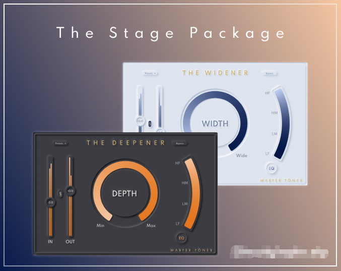[魔力声场处理套件]Master Tones The Stage Package（The Deepner & The Widener ）[WiN]-vst音频站