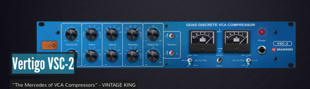 Plugin Alliance Vertigo VSC-2 v1.15.1 [经典总线压缩器] [MacOSX]-vst音频站