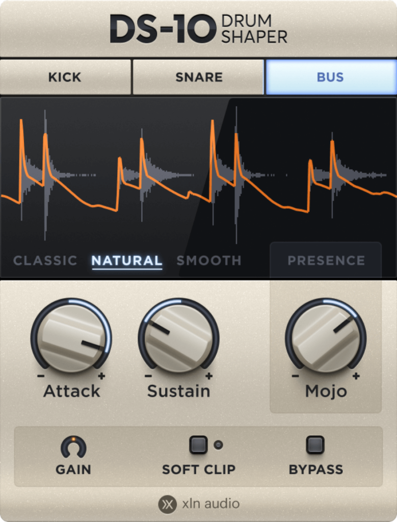 [创意鼓声瞬态整形神器] XLN Audio DS-10 Drum Shaper v1.3.3-HCiSO [MacOSX]-vst音频站