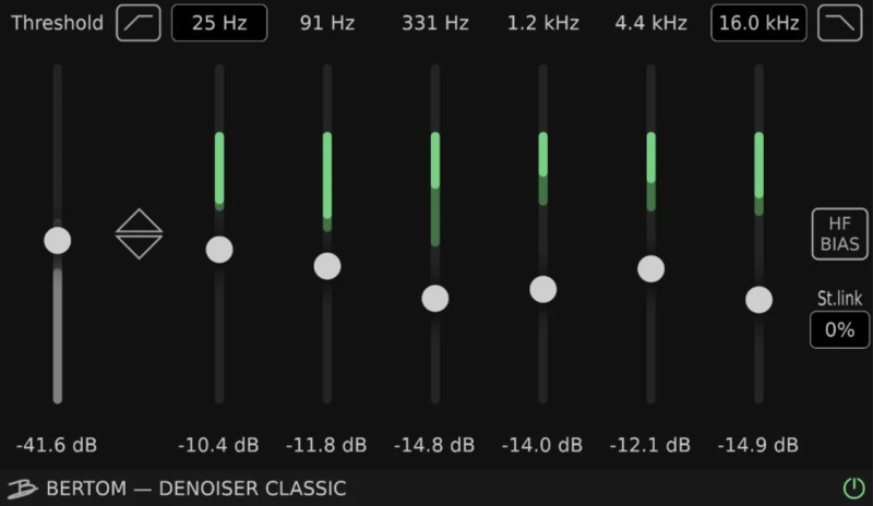 [自动化零延迟降噪插件]Bertom Audio Denoiser Classic v3.0.8 x64 x86 VST3 AU AAX [WiN, MacOSX]-vst音频站