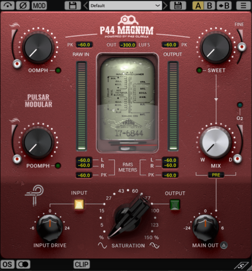 [标志性饱和度激励剪辑器]Pulsar Modular P44 Magnum v1.1.1 [WiN, MacOSX]-vst音频站