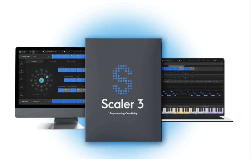 [革命性智能和弦插件]Scaler Music Scaler 3 v3.1.1 Regged-R2R [WiN、MacOSX]-vst音频站