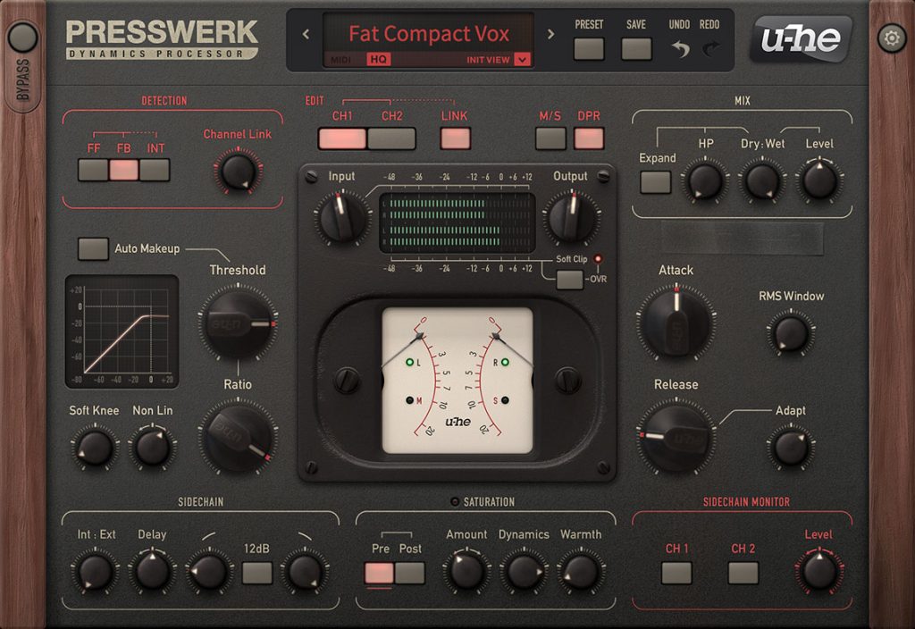[动态处理器]u-he Presswerkm v1.1.6.16960 [WiN, MacOSX]-vst音频站