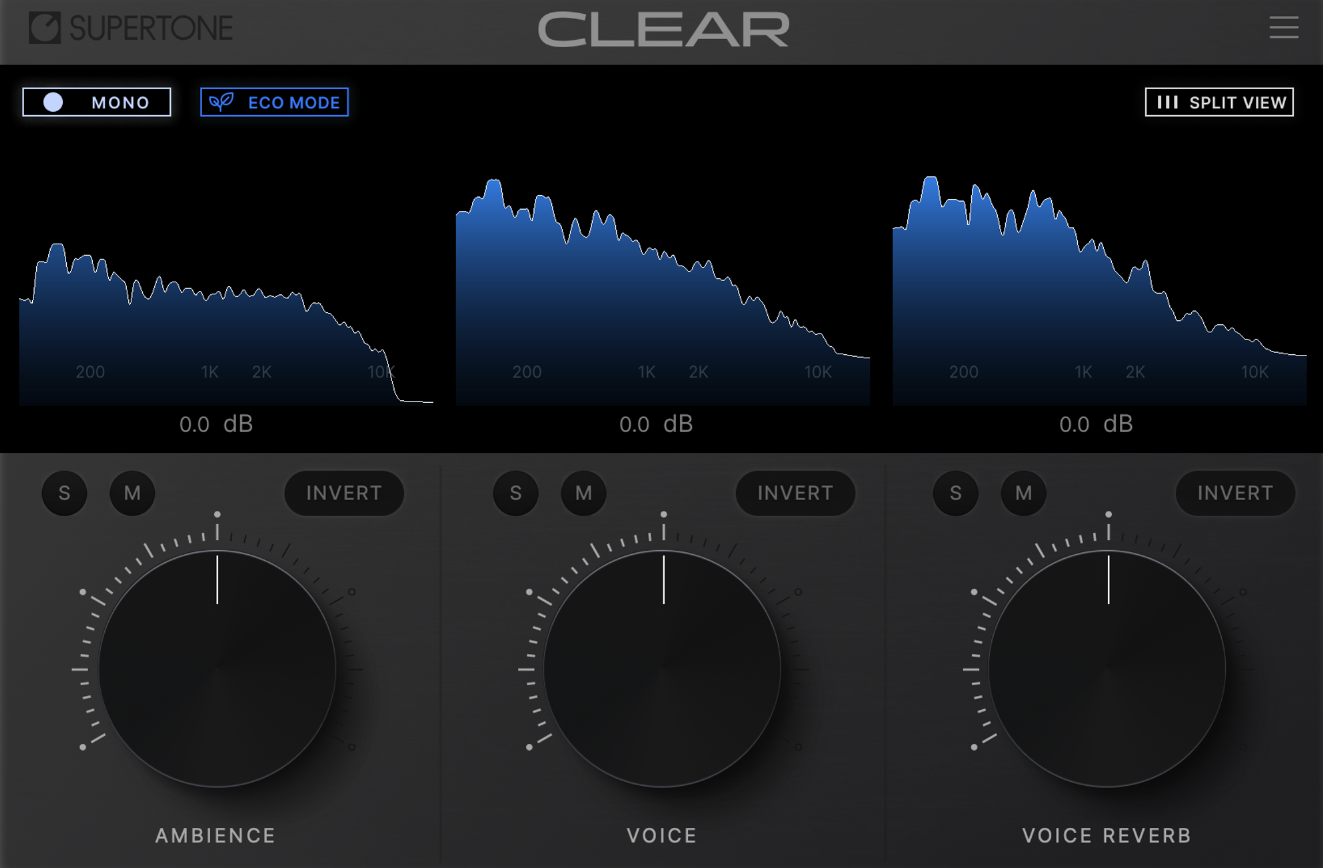 [主播有福了：超级强大 降噪和去混响音频插件] Supertone Clear v1.1.1 U2B [MacOSX]-vst音频站