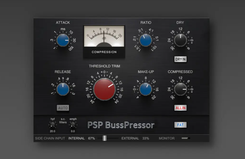 [压缩器]PSPaudioware PSP BussPressor v2.0.0 [MacOSX]-vst音频站