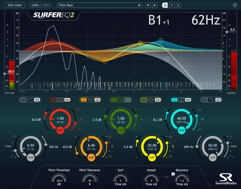 [智能音高跟踪均衡器]Sound Radix SurferEQ v2.1.1 [WiN]-vst音频站