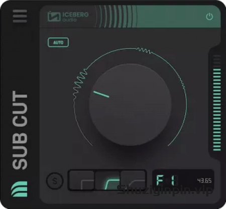 [智能自动低切插件]Iceberg Audio SubCut v1.1.1 [WiN]-vst音频站