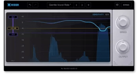 [自动人声电平控制插件]Nuro Audio Xrider v1.0.3 [WiN, MacOSX]-vst音频站