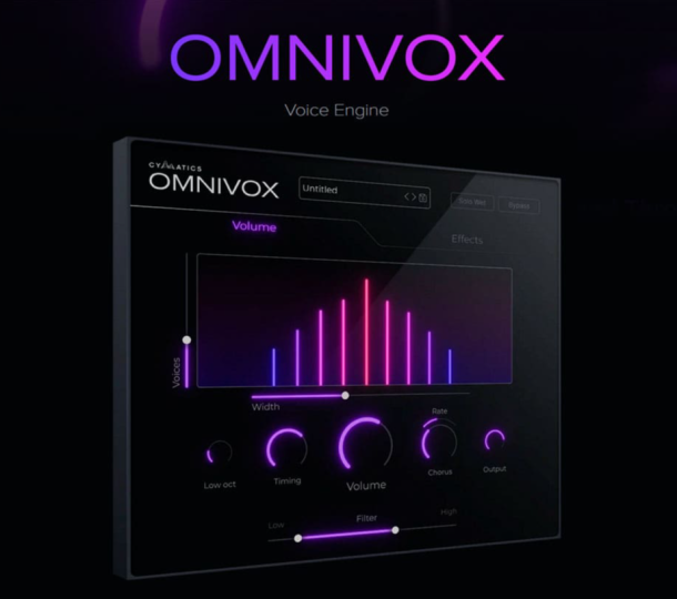 [声音后期塑造器]Cymatics OMNIVOX Harmony Engine v1.0.0 [WiN, MacOSX]-vst音频站