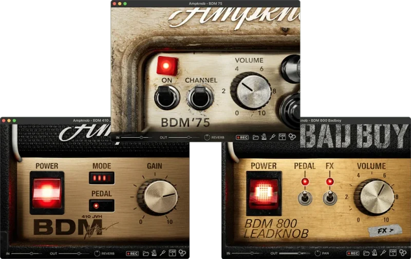 [三个传奇放大器捆绑包]Bogren Digital Ampknob BDM Bundle [MacOSX]-vst音频站