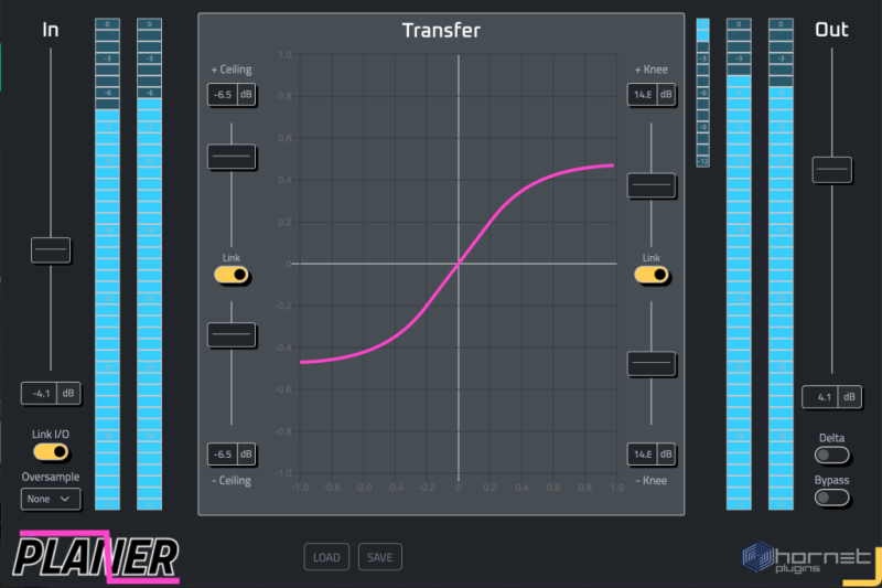 [高品质多功能音频削波插件]HoRNet Planer (Soft Clipper) v1.0.2 VST3 AU AAX [WiN, MacOSX]-vst音频站