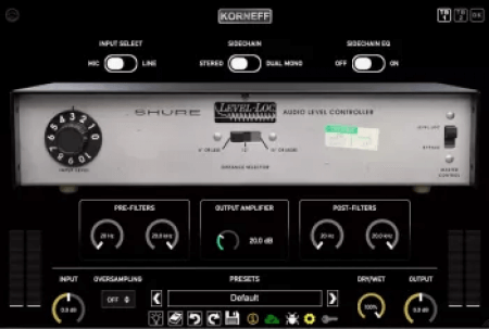 [终极个性压缩器]Korneff Audio Shure Level-Loc v1.0.2 [WiN]-vst音频站
