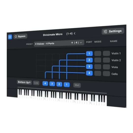 [创意MIDI路由插件]Nextmidi Divisimate Micro v1.0.5 [MacOSX]-vst音频站