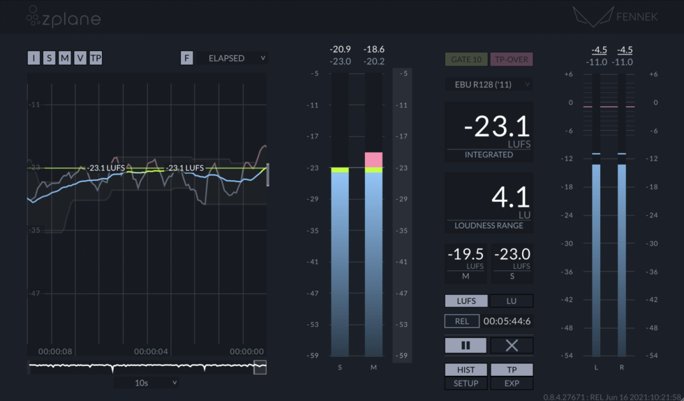 [音频计量插件]zplane FENNEK v1.2.2 [WiN]-vst音频站