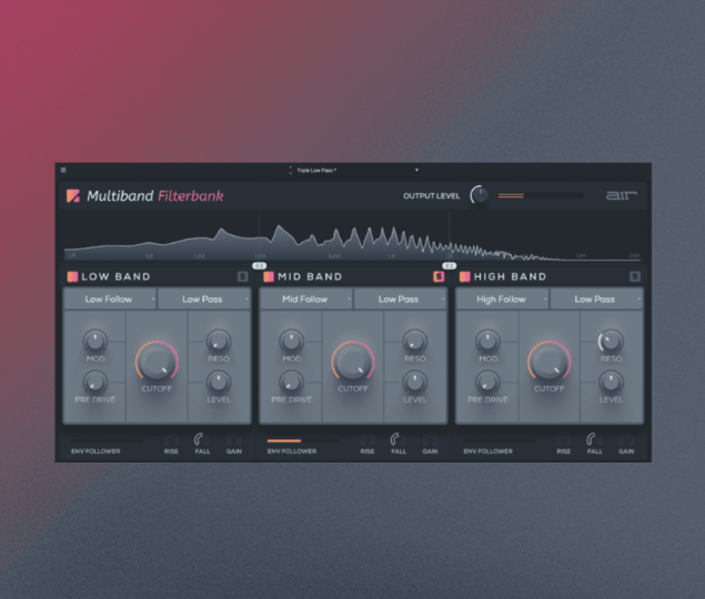[3频段滤波器]AIR Music Technology AIR Multiband Filterbank v1.0.0.37-TeamCubeadooby [WiN]-vst音频站