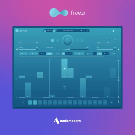 [超能 卡顿节奏 冻结音序插件] Audiomodern Freezr v1.0.6 UNLOCKED-BUBBiX [WiN]-vst音频站