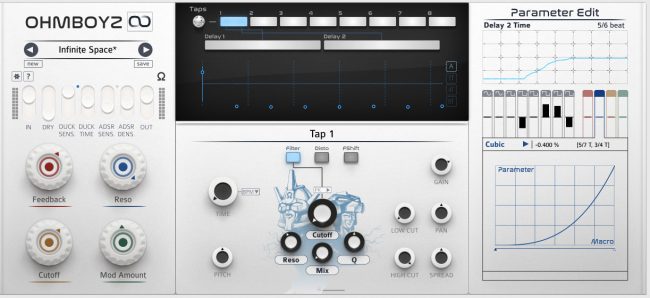 [经典延迟效果器]OhmForce Ohmboyz Infinity v1.1.3 U2B [MacOSX]-vst音频站