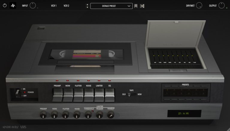 [一键怀旧 复古模拟录像机染色插件] Audio Hertz VHS v1.0.0 Patched Incl. Keygen-MOCHA [WiN]-vst音频站