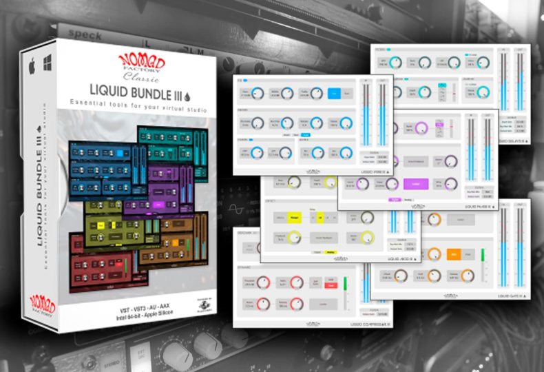 [Liquid 系列插件合集]Nomad Factory Liquid Bundle III 3.0.0 HCiSO [MacOSX]-vst音频站