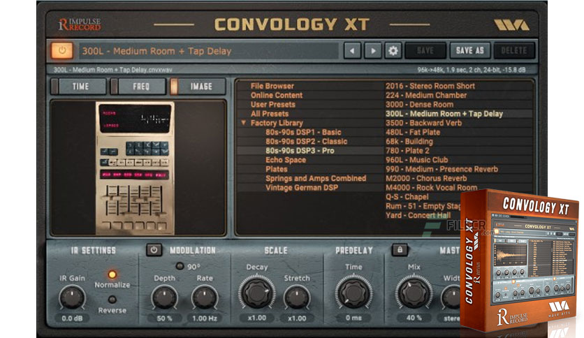 [世界级卷积混响+完整库] Wave Arts Impulse Record Convology XT Binaries Update Only v1.34 [WiN, MacOSX]-vst音频站